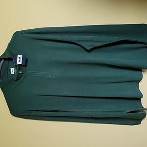 NWT Joseph Abbound Green Quarter Zip Long Sleeve Shirt